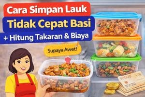cara simpan lauk tidak cepat basi