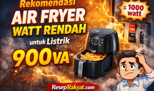 Rekomendasi Air Fryer Watt Rendah untuk Listrik 900 VA