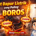 alat dapur listrik paling boros konsumsi listrik