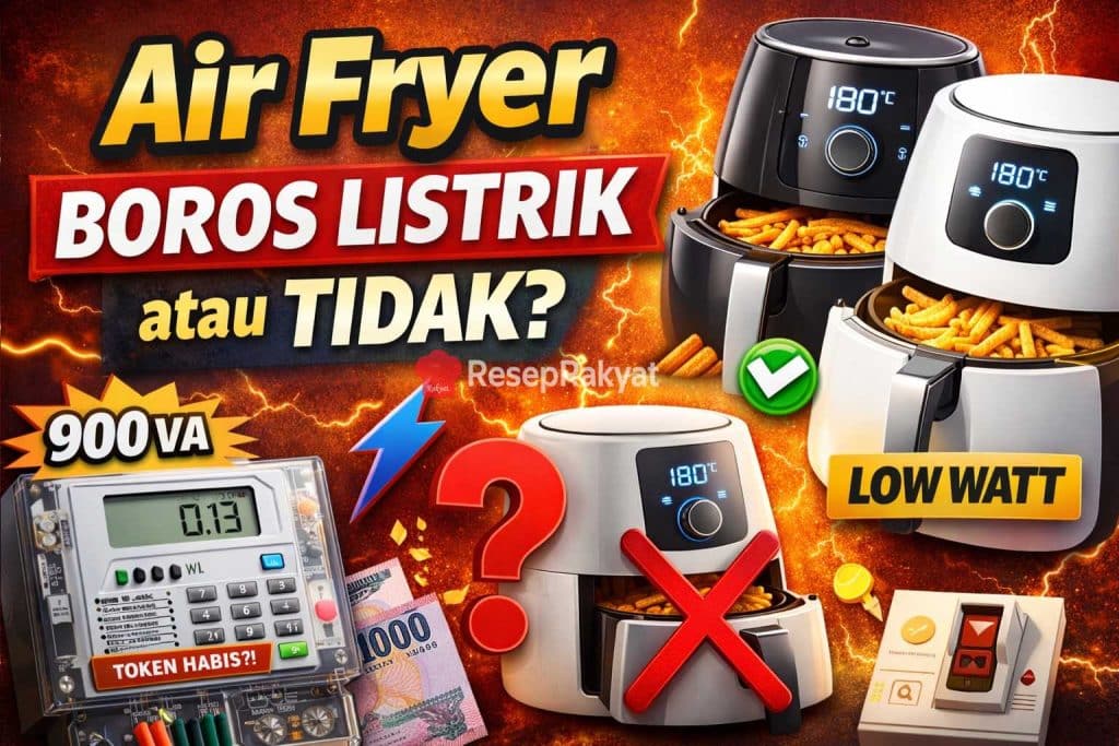Air Fryer Boros Listrik atau Tidak? Ini Jawaban Jujurnya