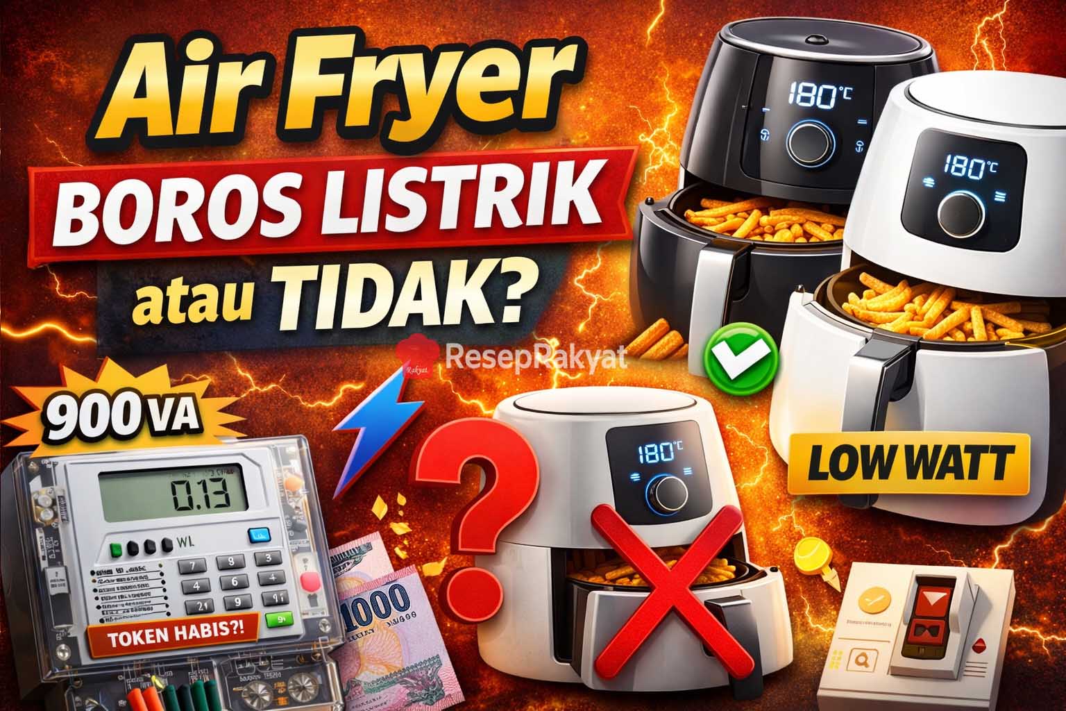 Air Fryer Boros Listrik atau Tidak? Ini Jawaban Jujurnya