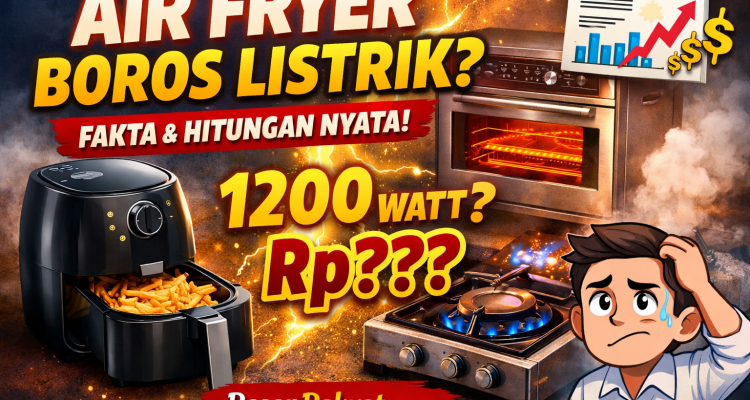 konsumsi listrik air fryer watt dan biaya